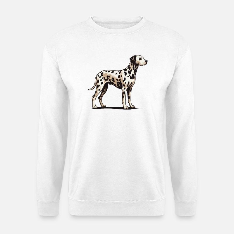 Dalmatiner - Unisex Pullover - Weiß