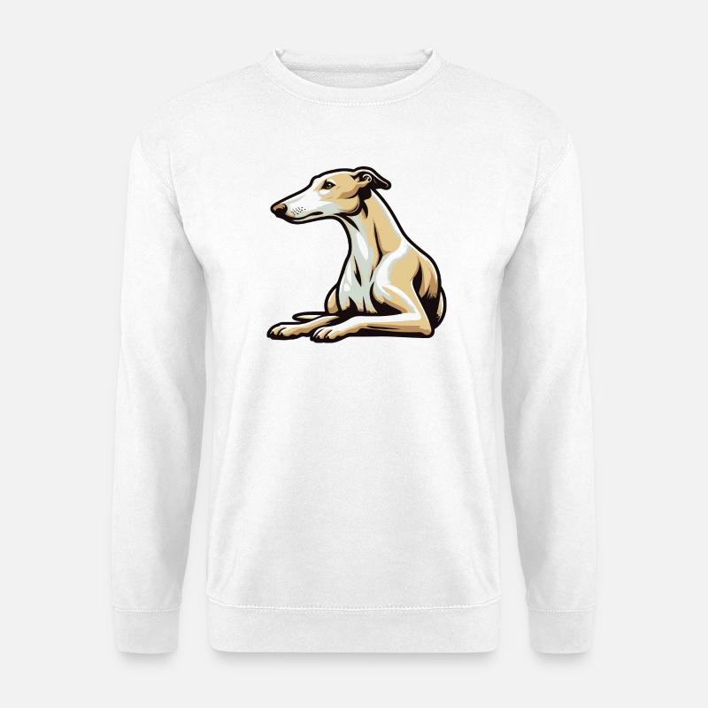 Windhund - Unisex Pullover - Weiß