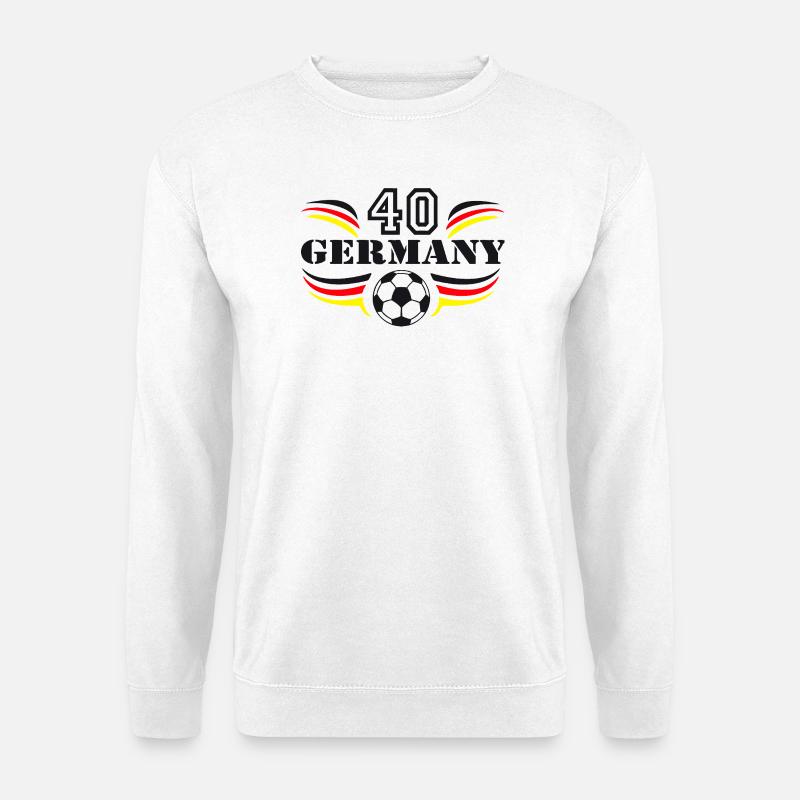 40th Birthday , 40 Germany - Unisex Sweatshirt - white