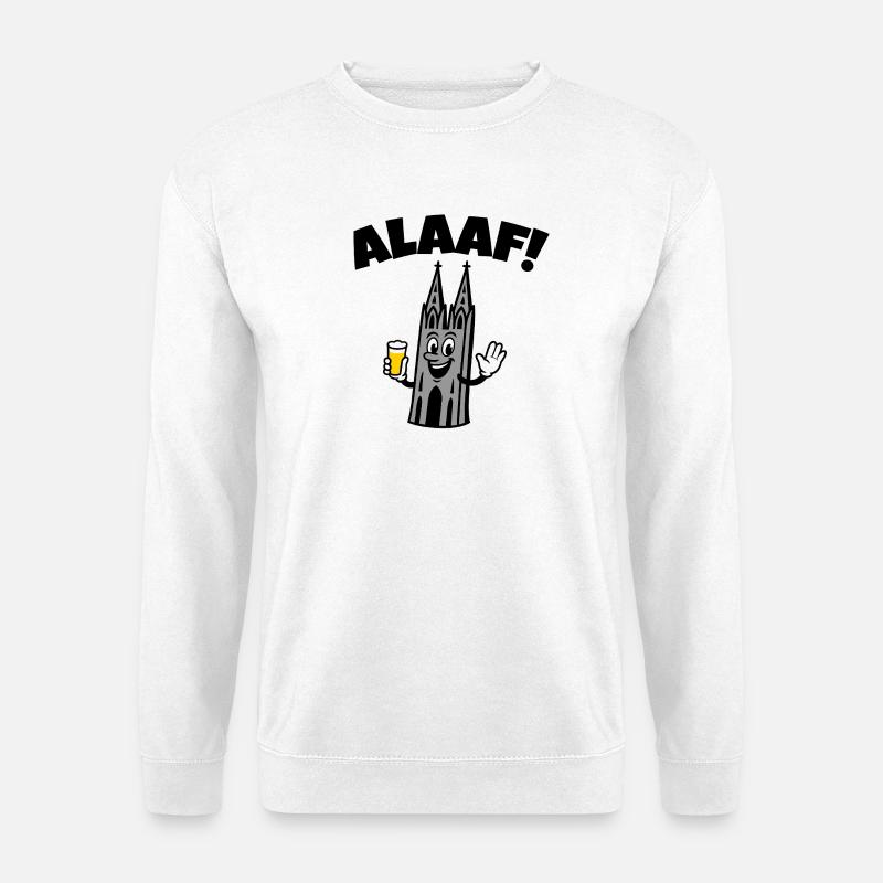 Alaaf Kolner Dom - Unisex Pullover - Weiß