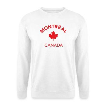 MONTREAL CANADA - Unisex Sweatshirt - white - Front