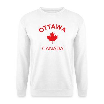 OTTAWA CANADA - Unisex Sweatshirt - white - Front