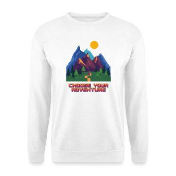 Retro Gaming Adventure - Unisex Sweatshirt - white - Front