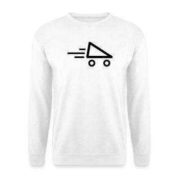 Speed Skate Rollerskate - Unisex Sweatshirt - white - Front
