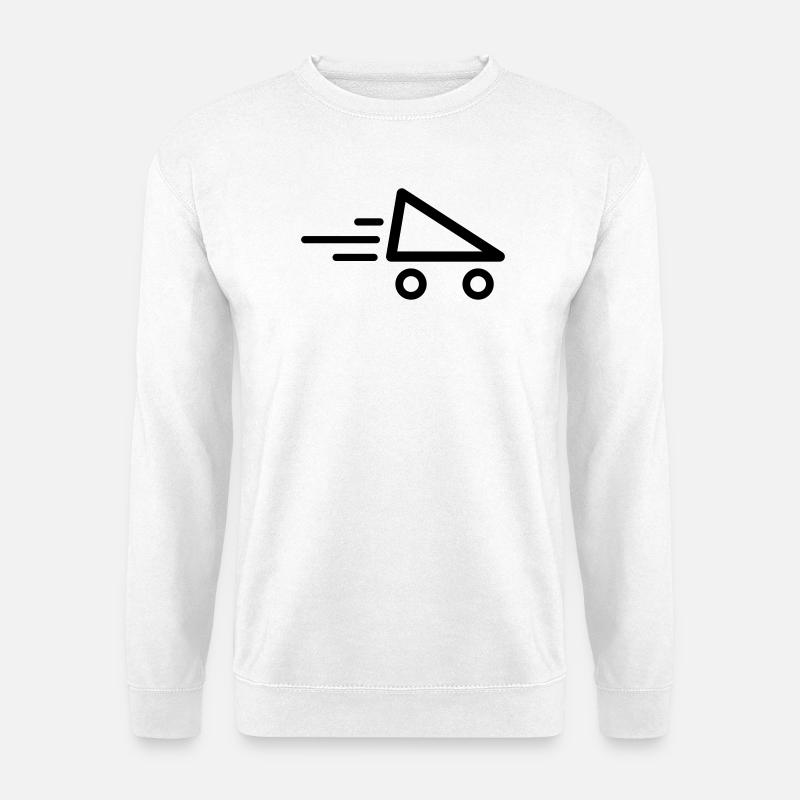 Eisschnelllauf Rollschuh - Unisex Pullover - Weiß