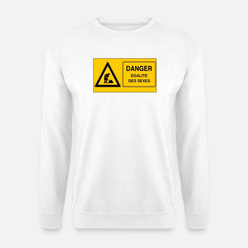 Gender equality - Unisex Sweatshirt - white