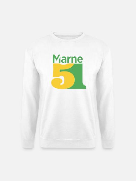 51 - Sweat-shirt Unisexe - blanc