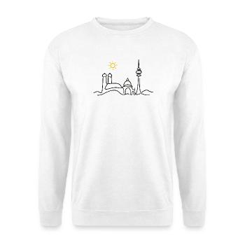 München - Unisex Pullover - Weiß - Vorne