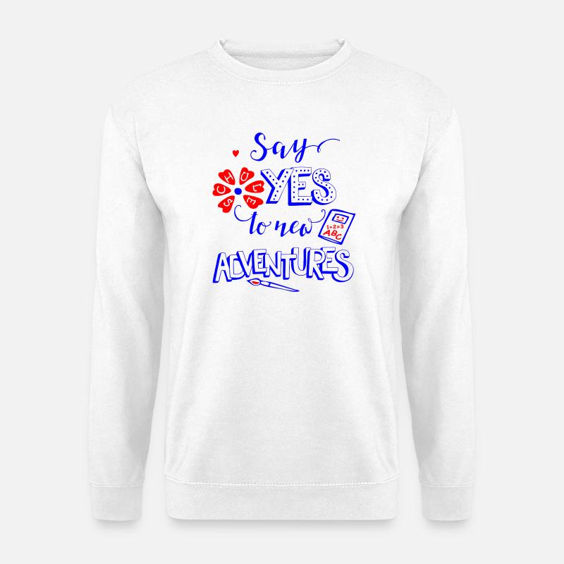 Schule Schulkind - Unisex Pullover - Weiß