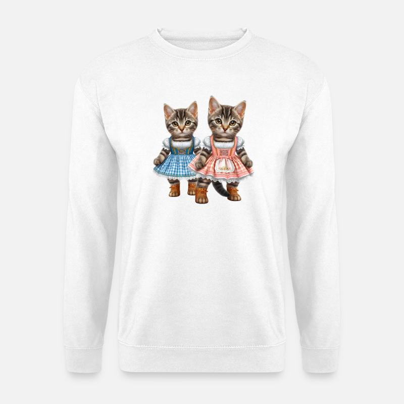 Dirndl-Miezen - Unisex Pullover - Weiß