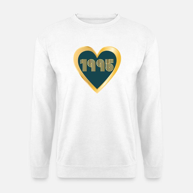 HEART YEAR 1995 - Unisex Sweatshirt - white