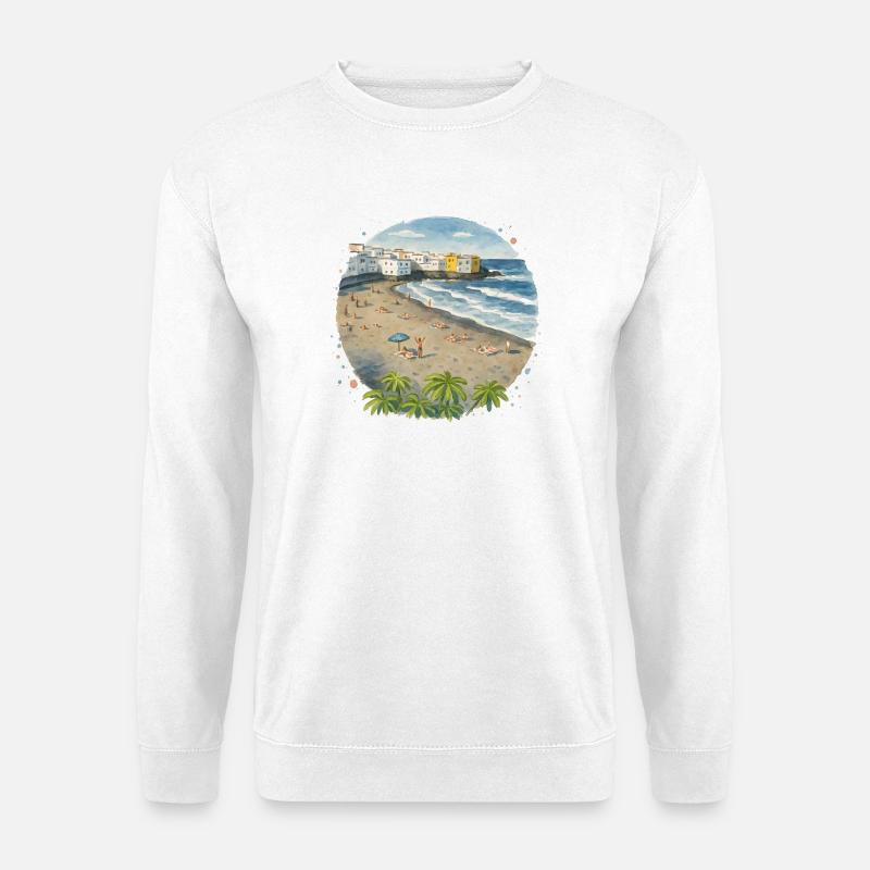 Strandurlaub - Unisex Pullover - Weiß