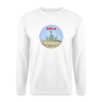 Deutsche Stadt Berlin - Unisex Pullover - Weiß - Vorne