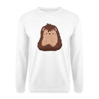 Hedgehog - Unisex Sweatshirt - white - Front