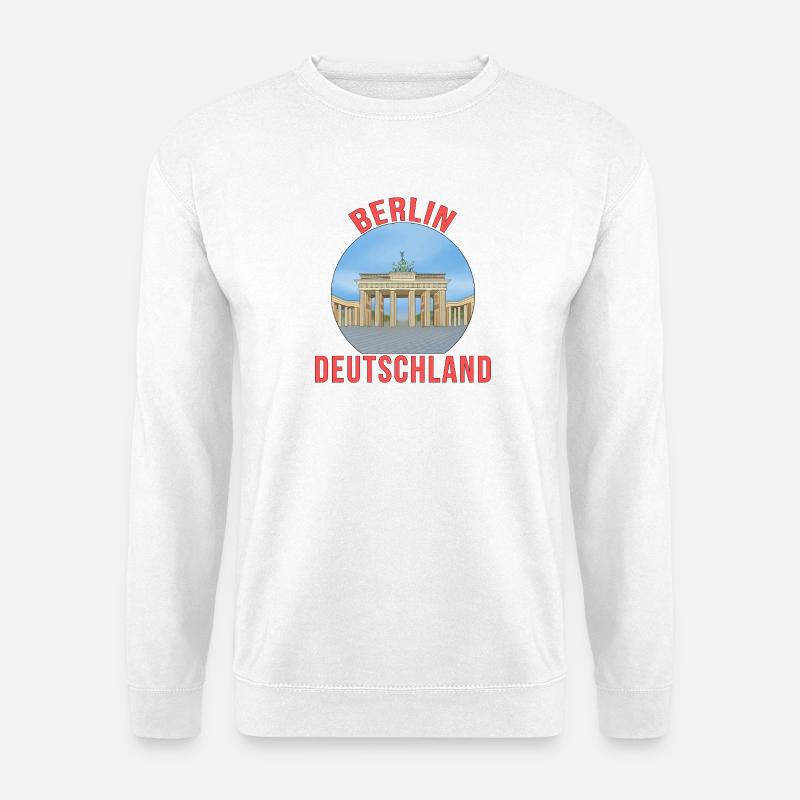 Deutsche Stadt Berlin - Unisex Pullover - Weiß