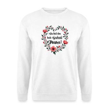 Vous êtes le meilleur cadeau maman ! - Sweat-shirt Unisexe - blanc - Devant