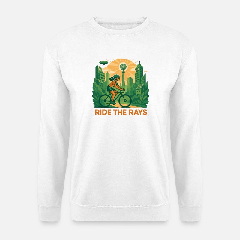 Ride the Rays - Unisex Pullover - Weiß