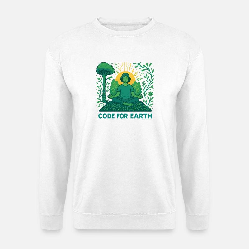 Code for Earth - Unisex Pullover - Weiß