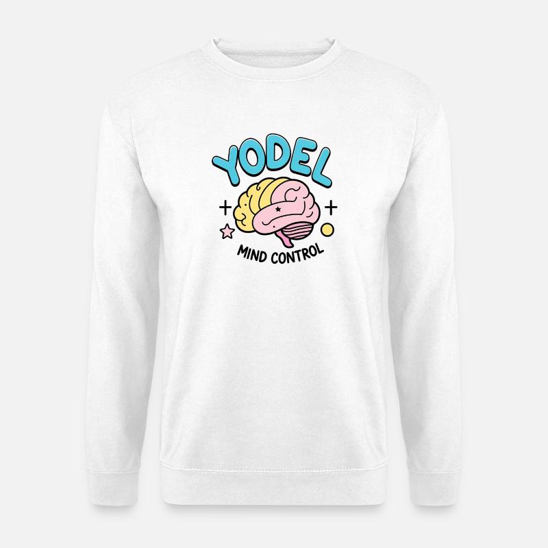 Yodel Mind Control - Unisex Sweatshirt - white