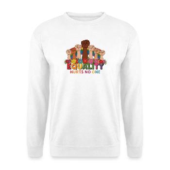 LGBTQ Pride Month - Equality Hurts No One - Unisex Sweatshirt - white - Front