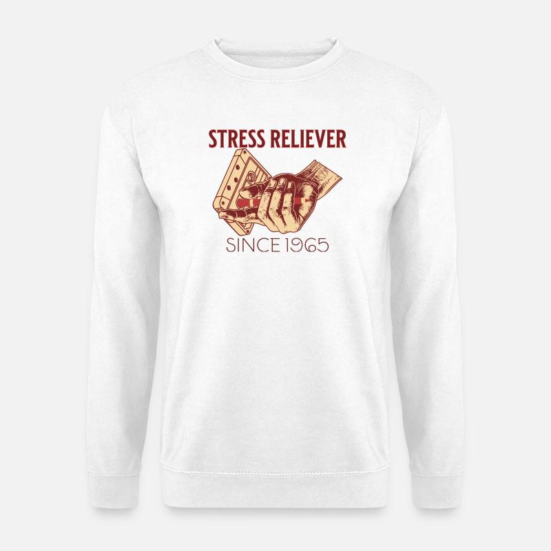 Stress reliever - Unisex Pullover - Weiß