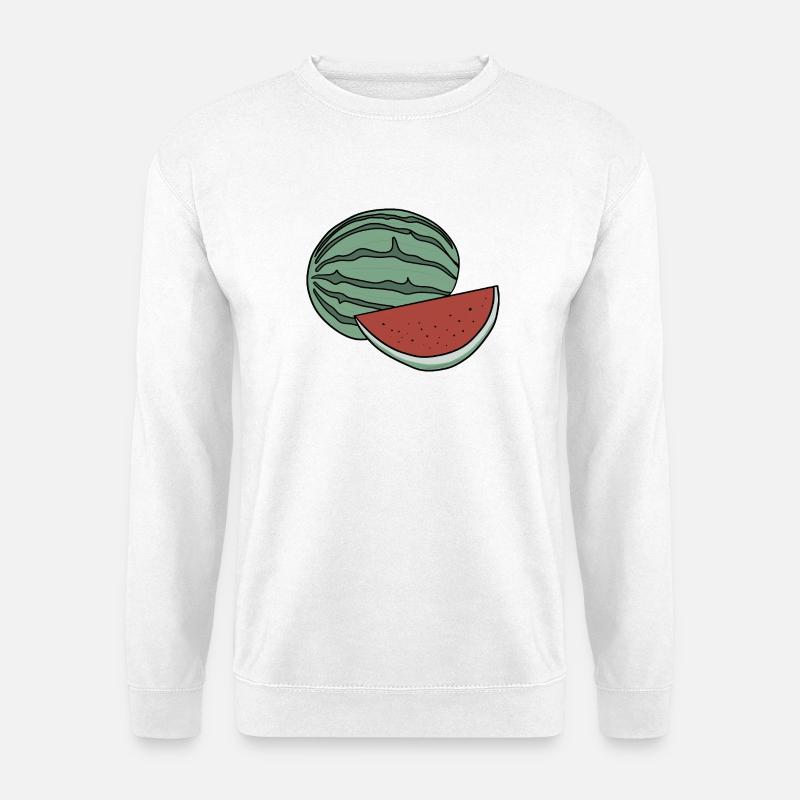 Leckere Frucht-Wassermelone - Unisex Pullover - Weiß
