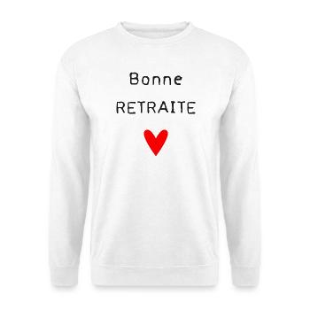 RETIREMENT. HAPPY RETIREMENT. HAPPY RETIREMENT - Unisex Sweatshirt - white - Front