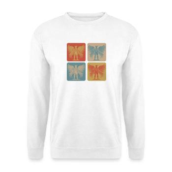 Soldaten Engel Vintage Design - Unisex Pullover - Weiß - Vorne
