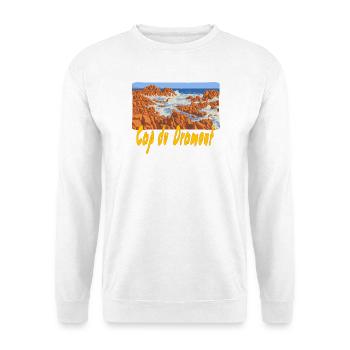 Cap du Dramont - Unisex Pullover - Weiß - Vorne - Alina (178cm) & Michal (187cm)
