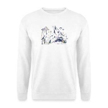 Outdoor Adventures - Unisex Pullover - Weiß - Vorne