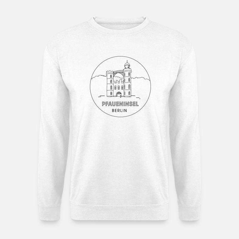 Pfaueninsel Berlin - Unisex Pullover - Weiß