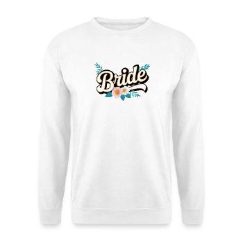 L’équipe de la mariée ! Personnalisable - Sweat-shirt Unisexe - blanc - Devant