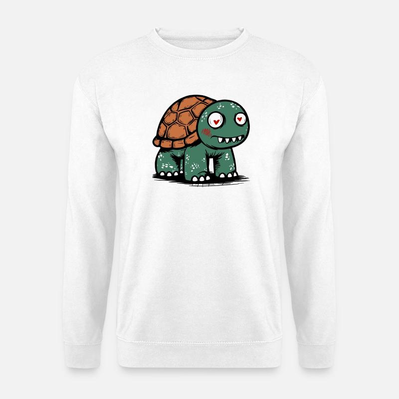 Schildkröte - Unisex Pullover - Weiß