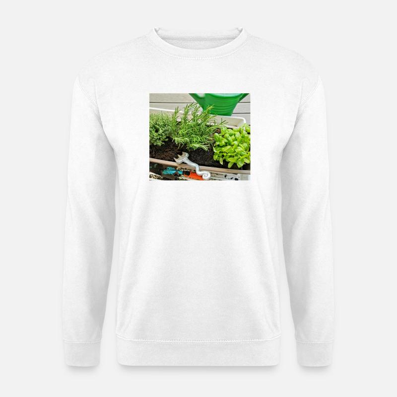 Herbs - Unisex Sweatshirt - white