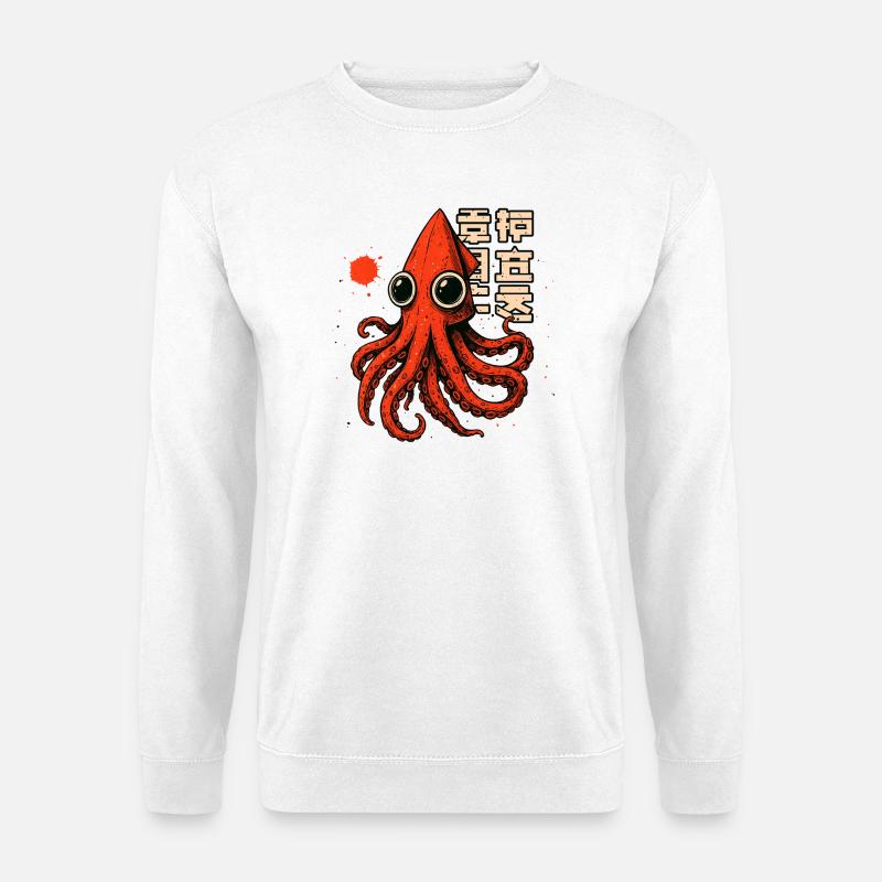 SQUID TSHIRT - Unisex Sweatshirt - white