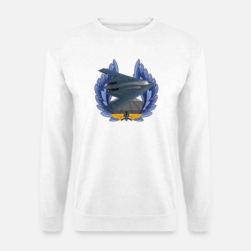 Bomber B-2 Spirit - Unisex Pullover - Weiß