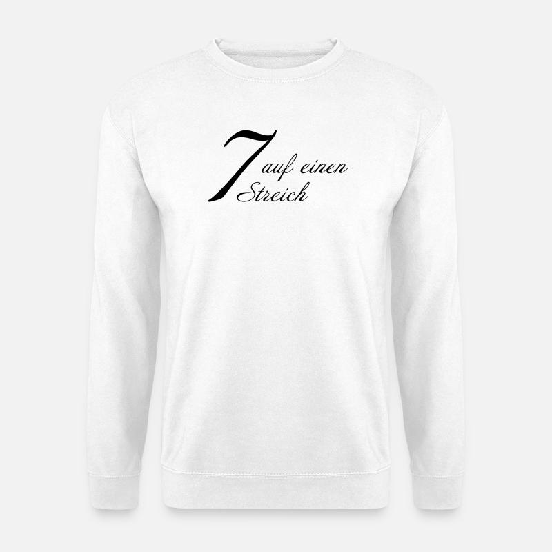 Sieben auf einen Streich - Unisex Pullover - Weiß
