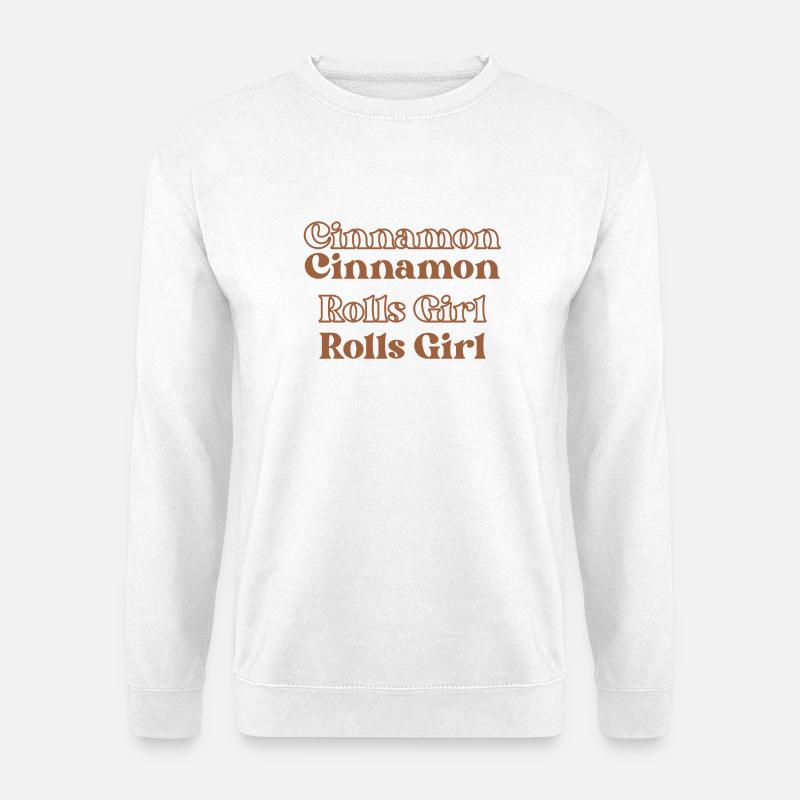 Cinnamon Rolls Girl - Unisex Pullover - Weiß