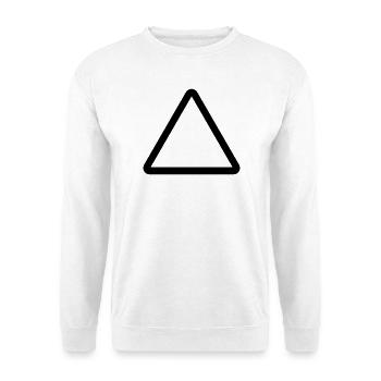 Construction Site, Warning Sign Template, Danger Warning - Unisex Sweatshirt - white - Front