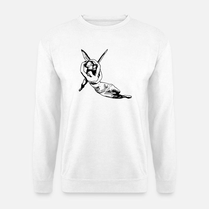 Amor und Psyche - Unisex Pullover - Weiß