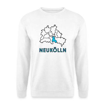 NEUKÖLLN, Stadtteil von Berlin - Unisex Pullover - Weiß - Vorne