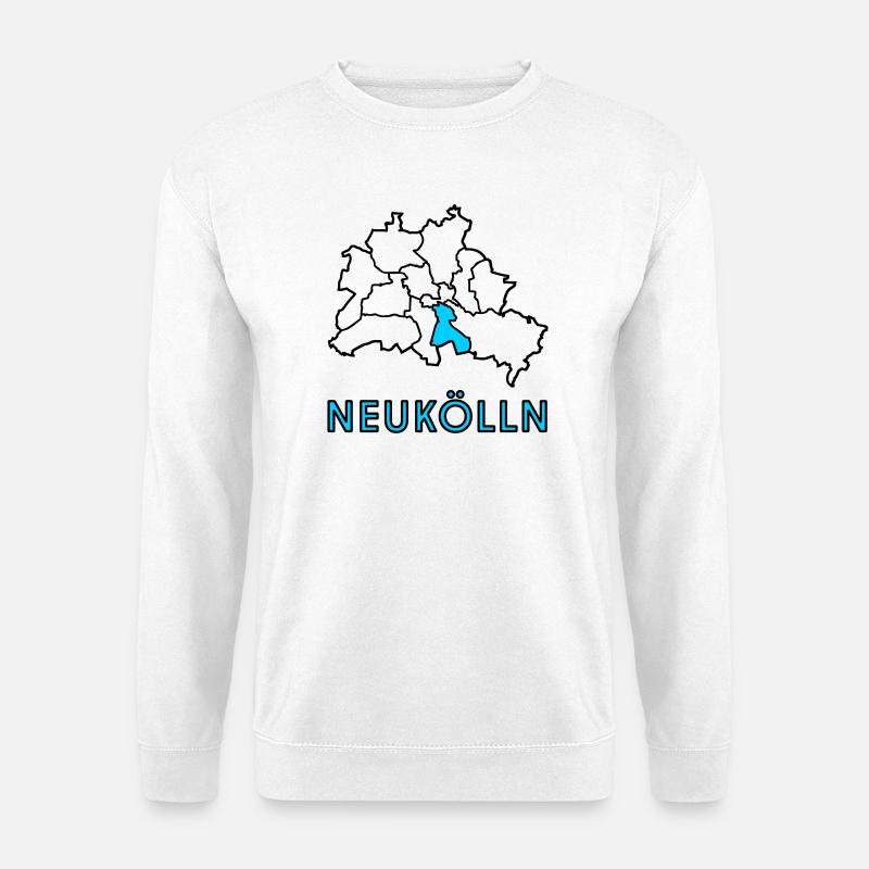 NEUKÖLLN, un quartier de Berlin - Sweat-shirt Unisexe - blanc
