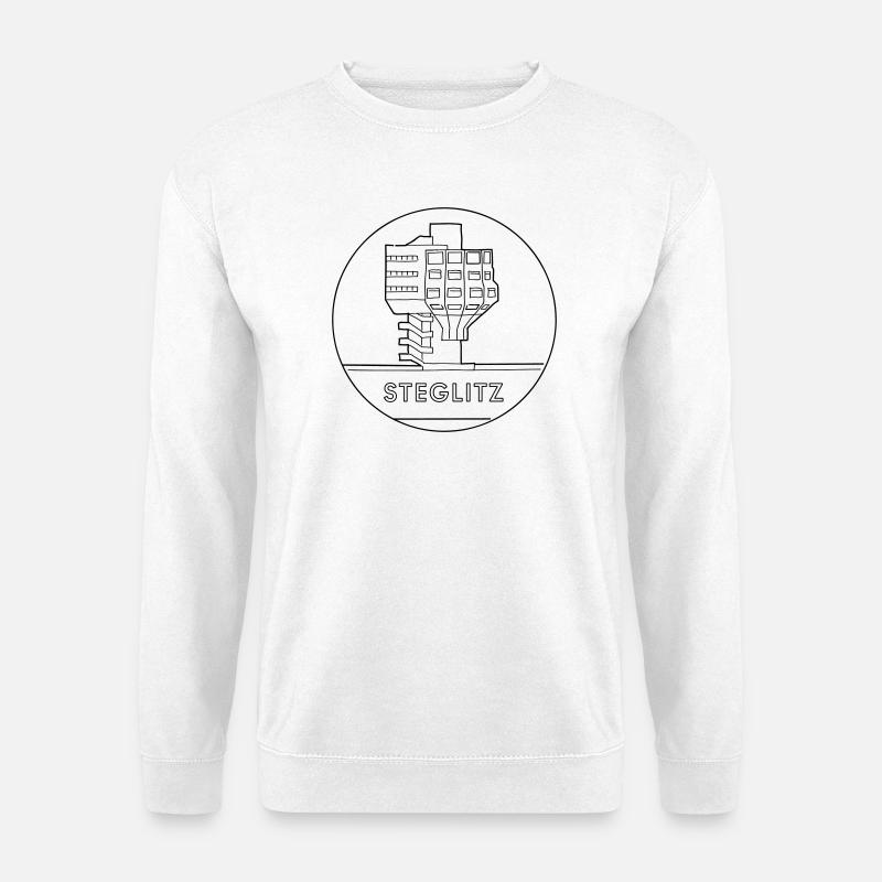 Steglitz mit Bierpinsel - Unisex Pullover - Weiß