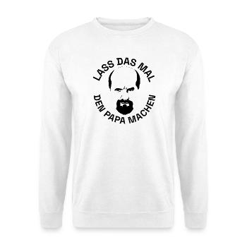 Stromberg Lass Das Mal Den Papa Machen Mit Bernd - Unisex Pullover - Weiß - Vorne