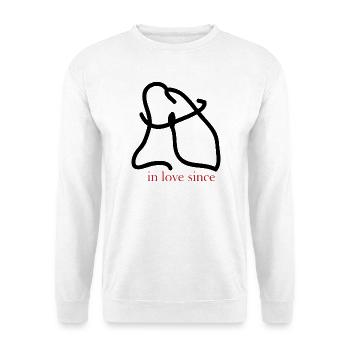 Verliebt - Unisex Pullover - Weiß - Vorne