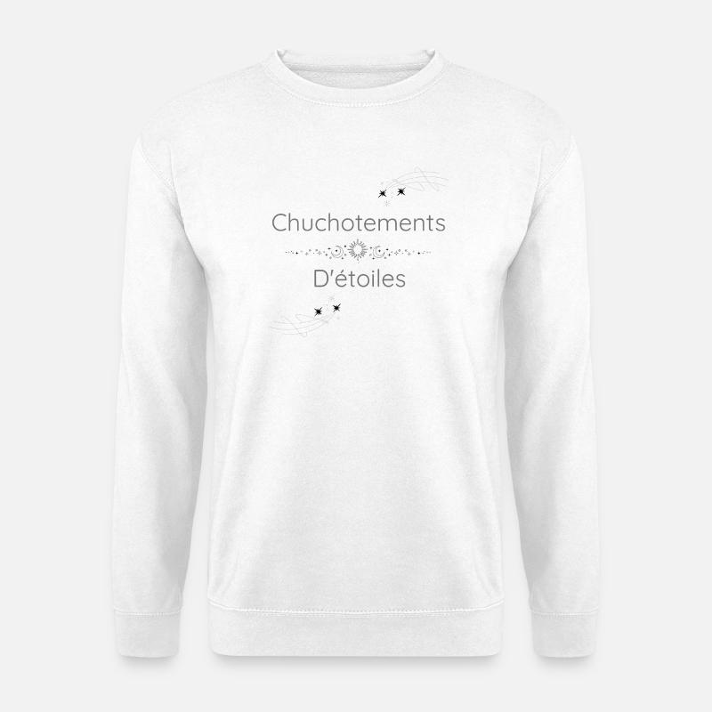 "Flüstern von Sternen" - Unisex Pullover - Weiß