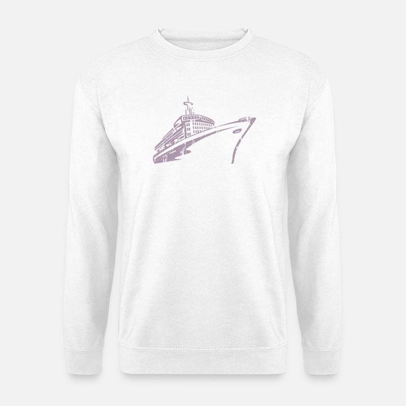 Kreuzfahrtschiff Kreuzfahrt Schiff Luxus - Unisex Pullover - Weiß