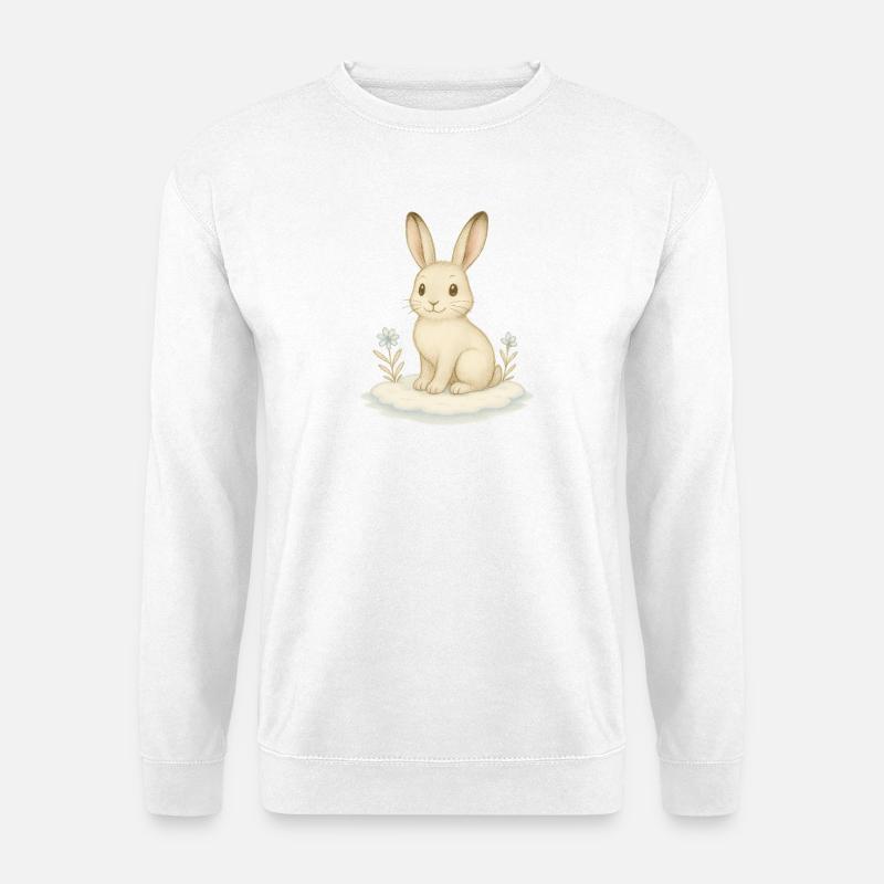 Nordische Arktis - Schneehase - Unisex Pullover - Weiß