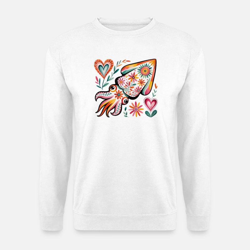 Mystic Kraken Dream - Unisex Pullover - Weiß