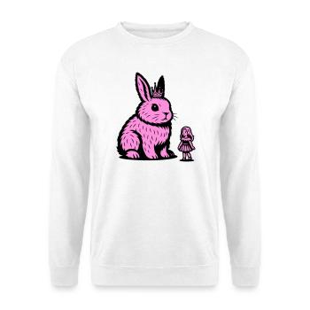 Bunny Princess - Unisex Sweatshirt - white - Front